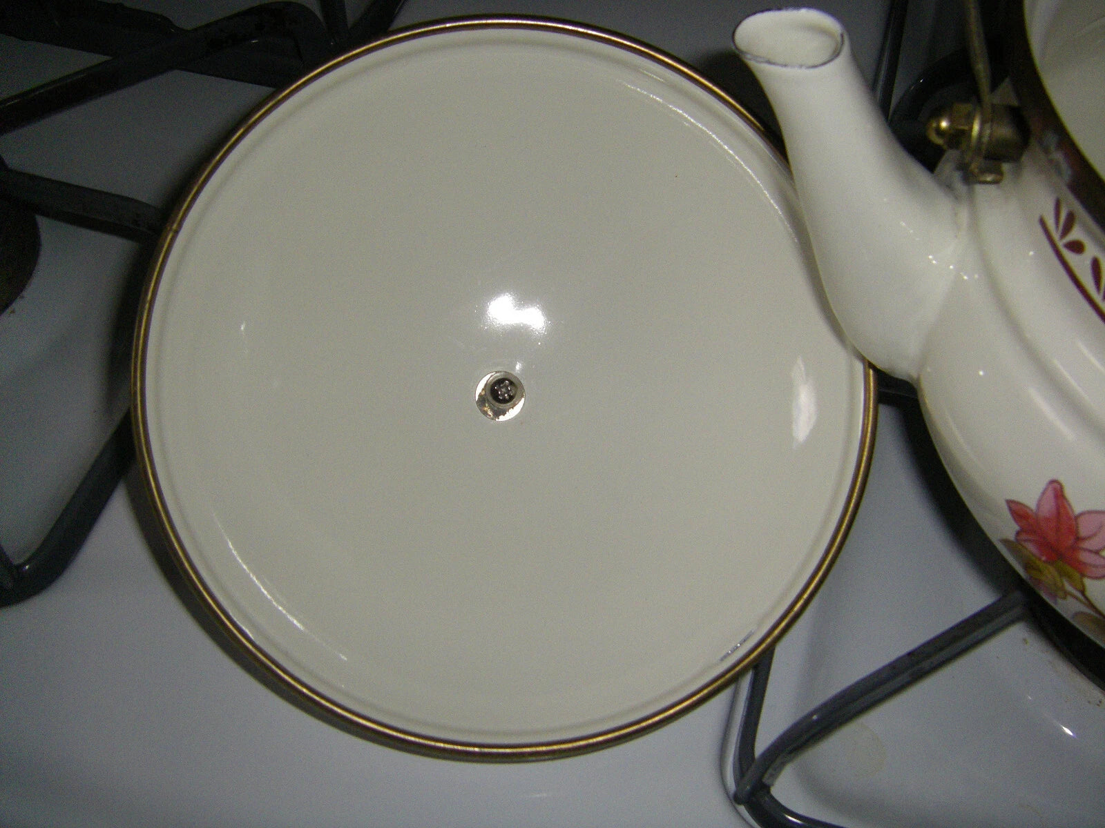 NEW VTG Gailstyn-Sutton Tea Pot Kettle Floral Porcelain Enamel Japan | eBay