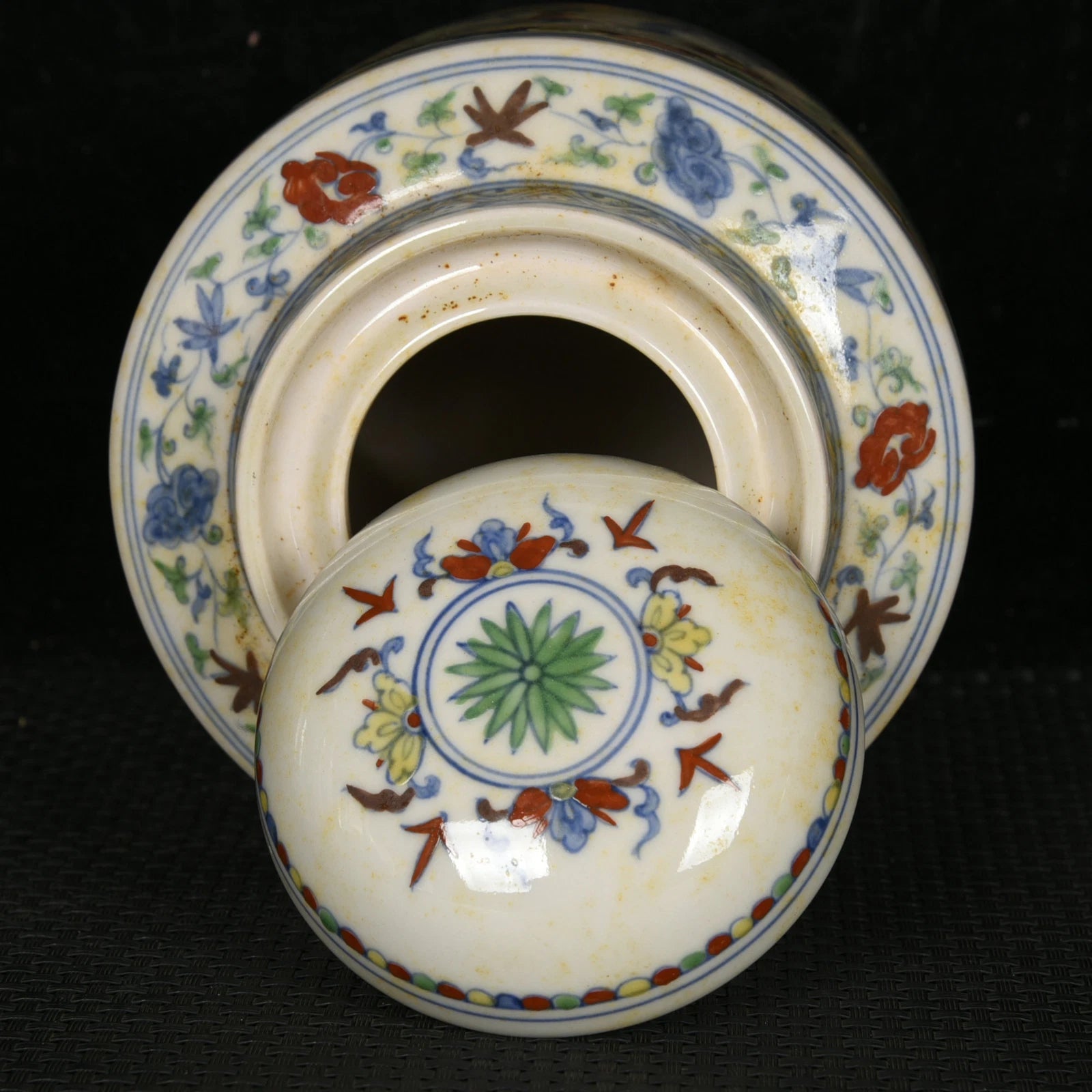 5.9" Antique dynasty Porcelain qianlong mark colour enamels Lotus flower teapot | eBay