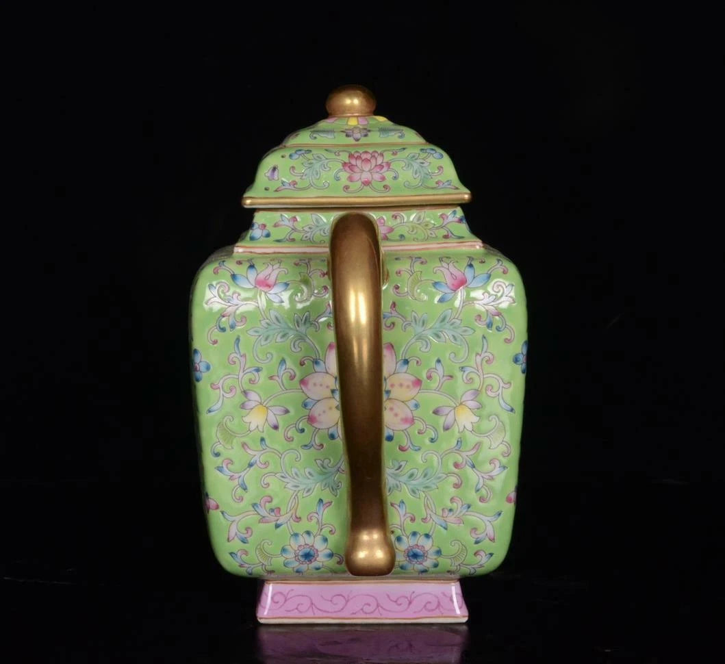 OLD CHINESE COLOUR ENAMEL PORCELAIN TEAPOT YONGZHENG MARKED ST52 | eBay