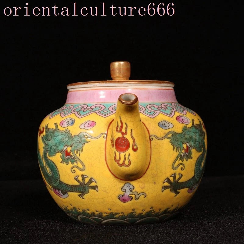 China Dynasty cloisonne enamel porcelain dragon loong Pattern Tea makers Tea Pot | eBay