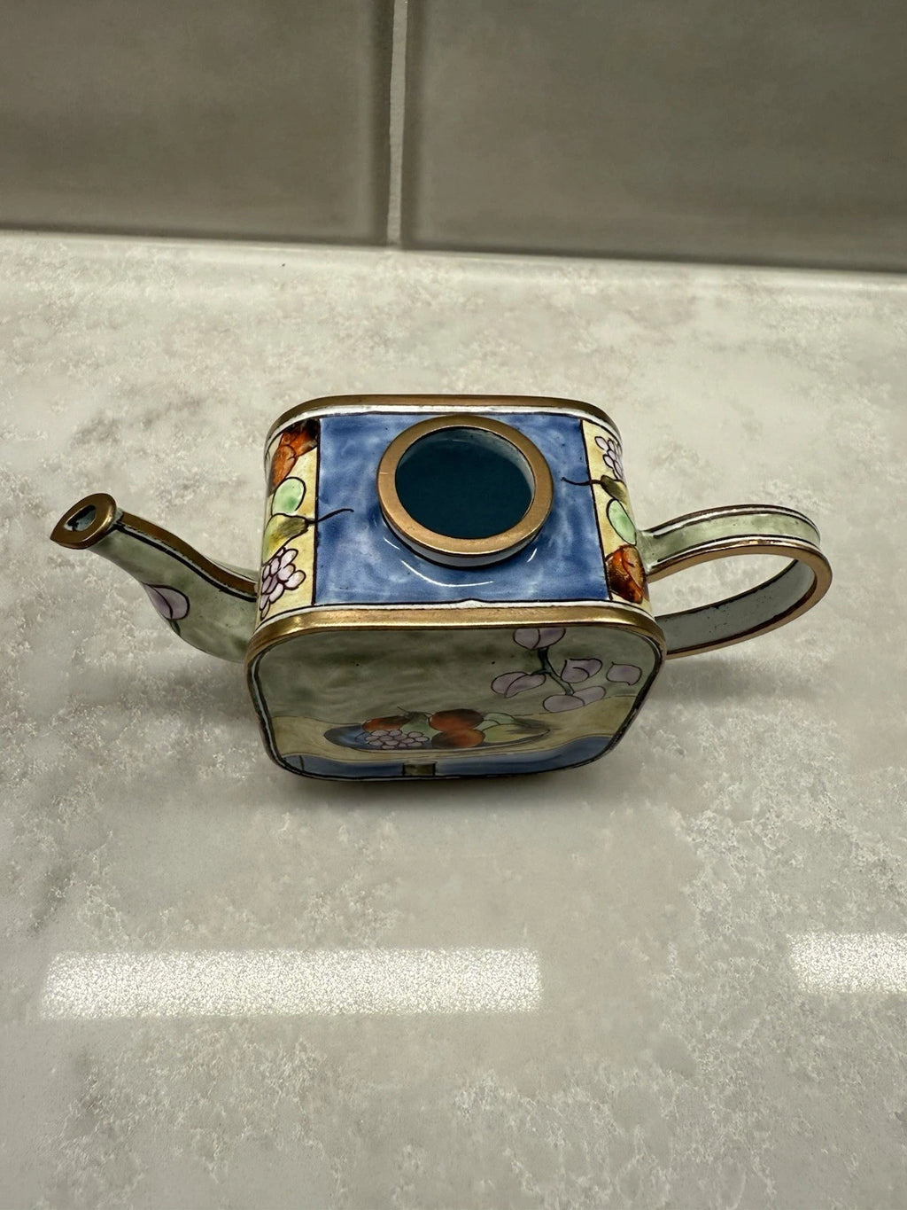 Kelvin Chen Mini Enamel Teapot Paul Cezanne #1120 Fruit Bowl ( 2001 Vintage ) | eBay