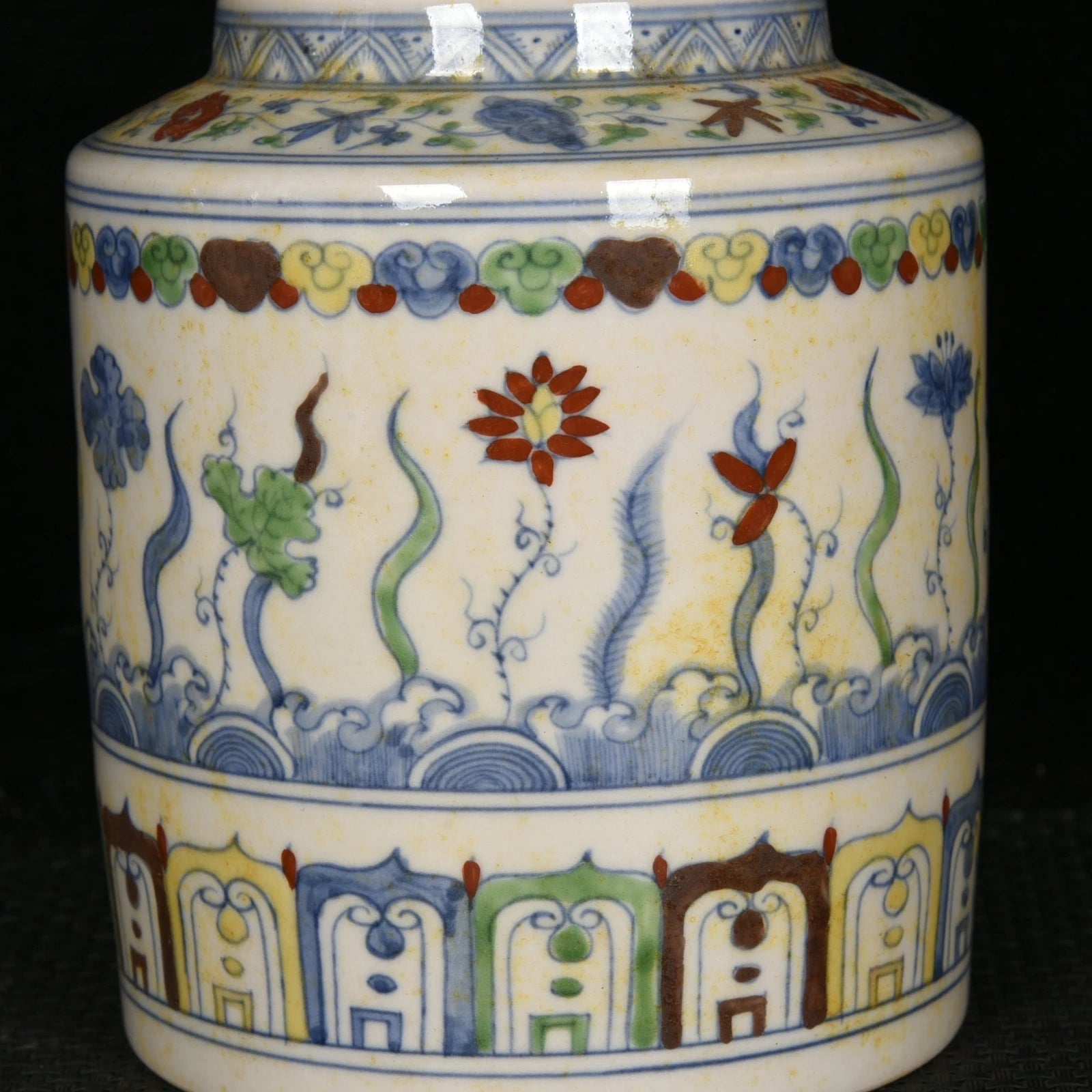 5.9" Antique dynasty Porcelain qianlong mark colour enamels Lotus flower teapot | eBay