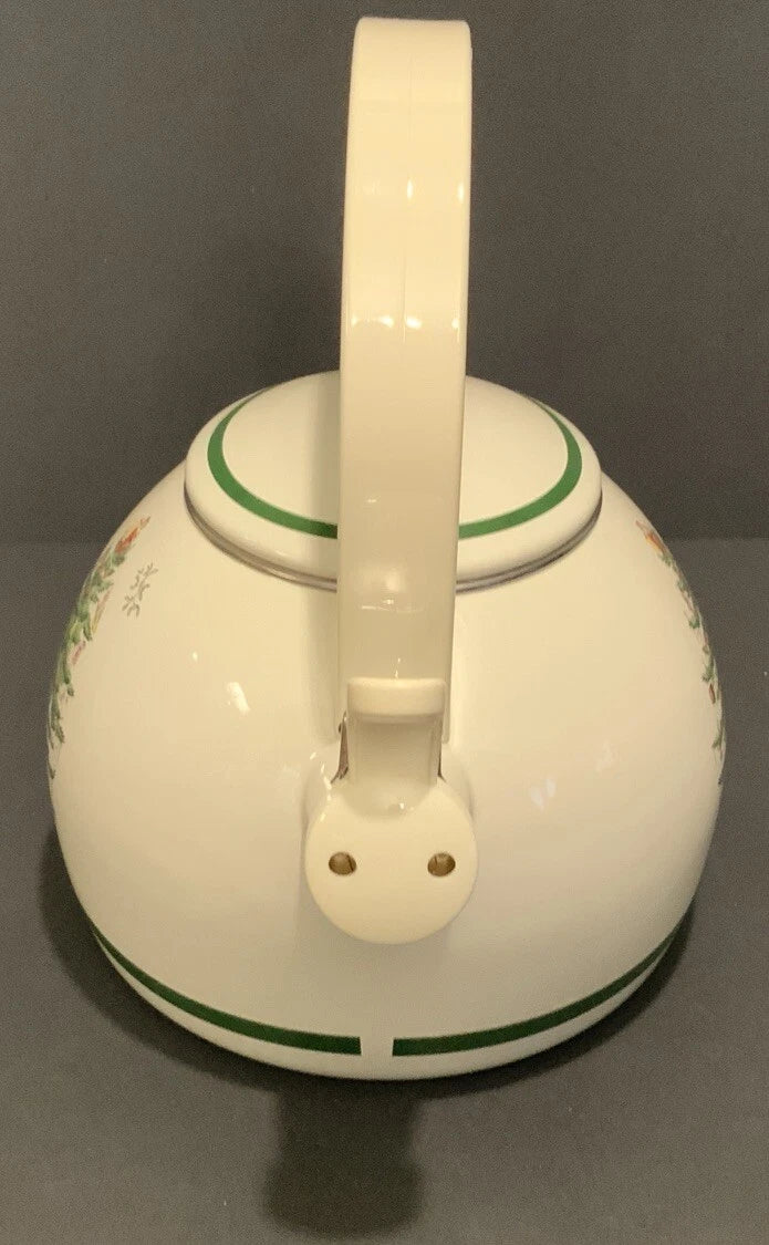 Spode Christmas Tree Whistling Tea Kettle Pot Porcelain Enamel 2.2 Quart | eBay