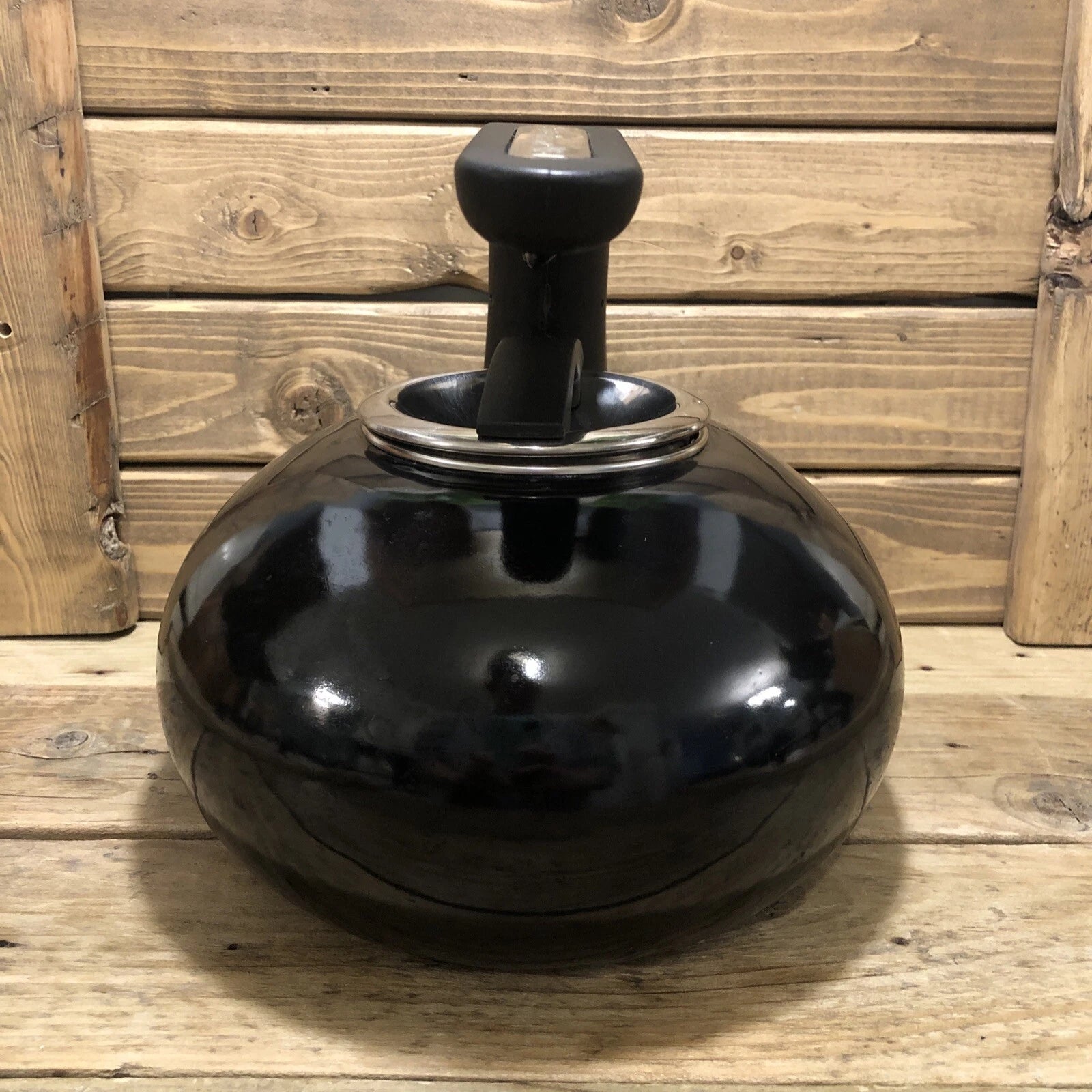 KitchenAid 2 Quart Black Enamel Whistling Teapot Tea Kettle | eBay